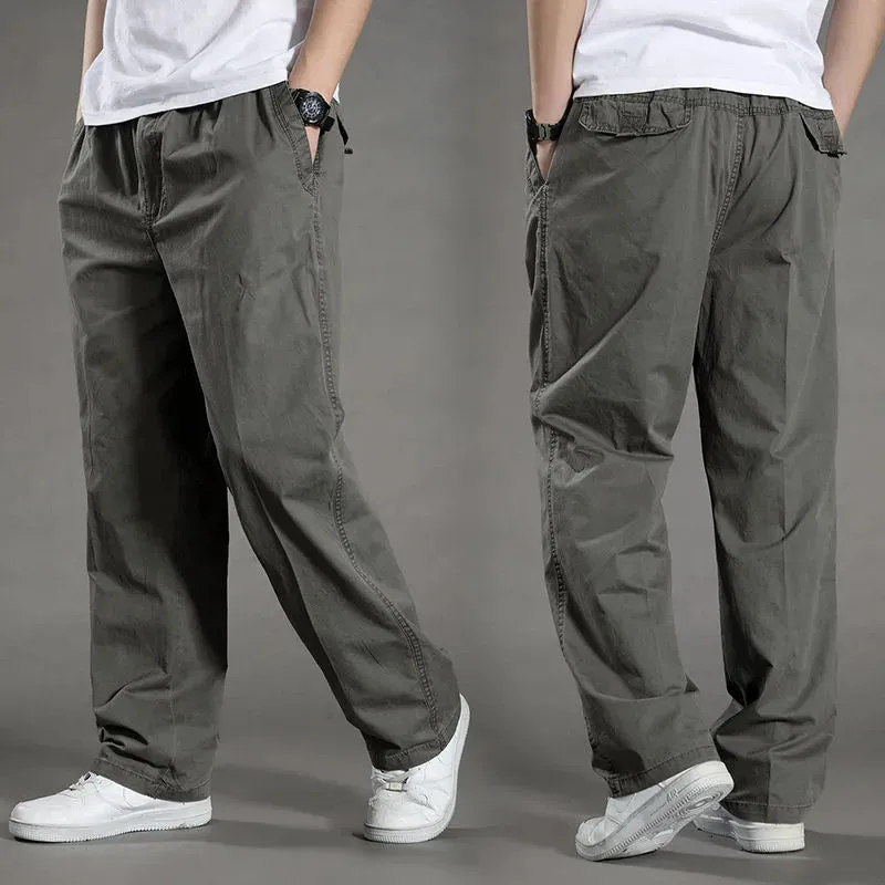 Large Size Cargo Joggers