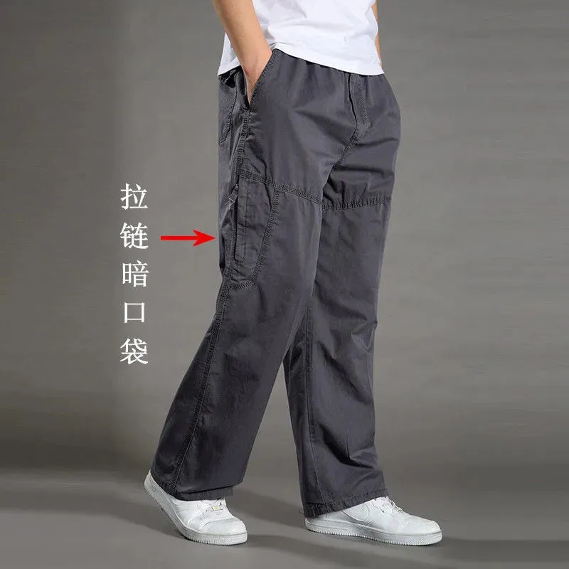 Large Size Cargo Joggers
