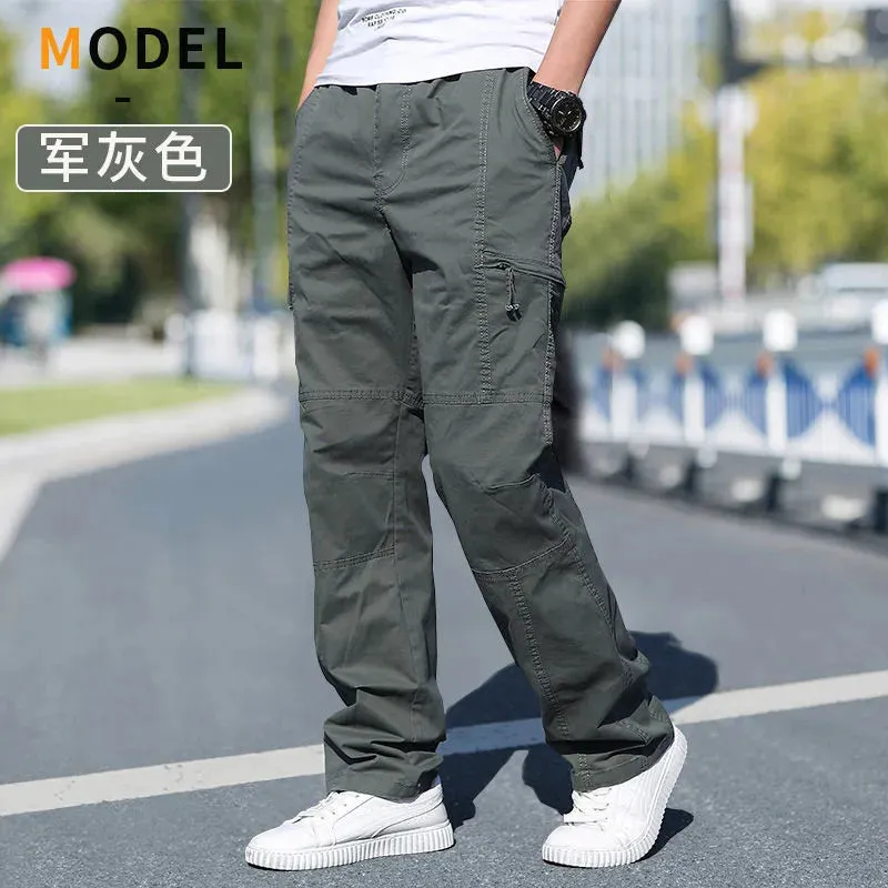 Large Size Cargo Joggers