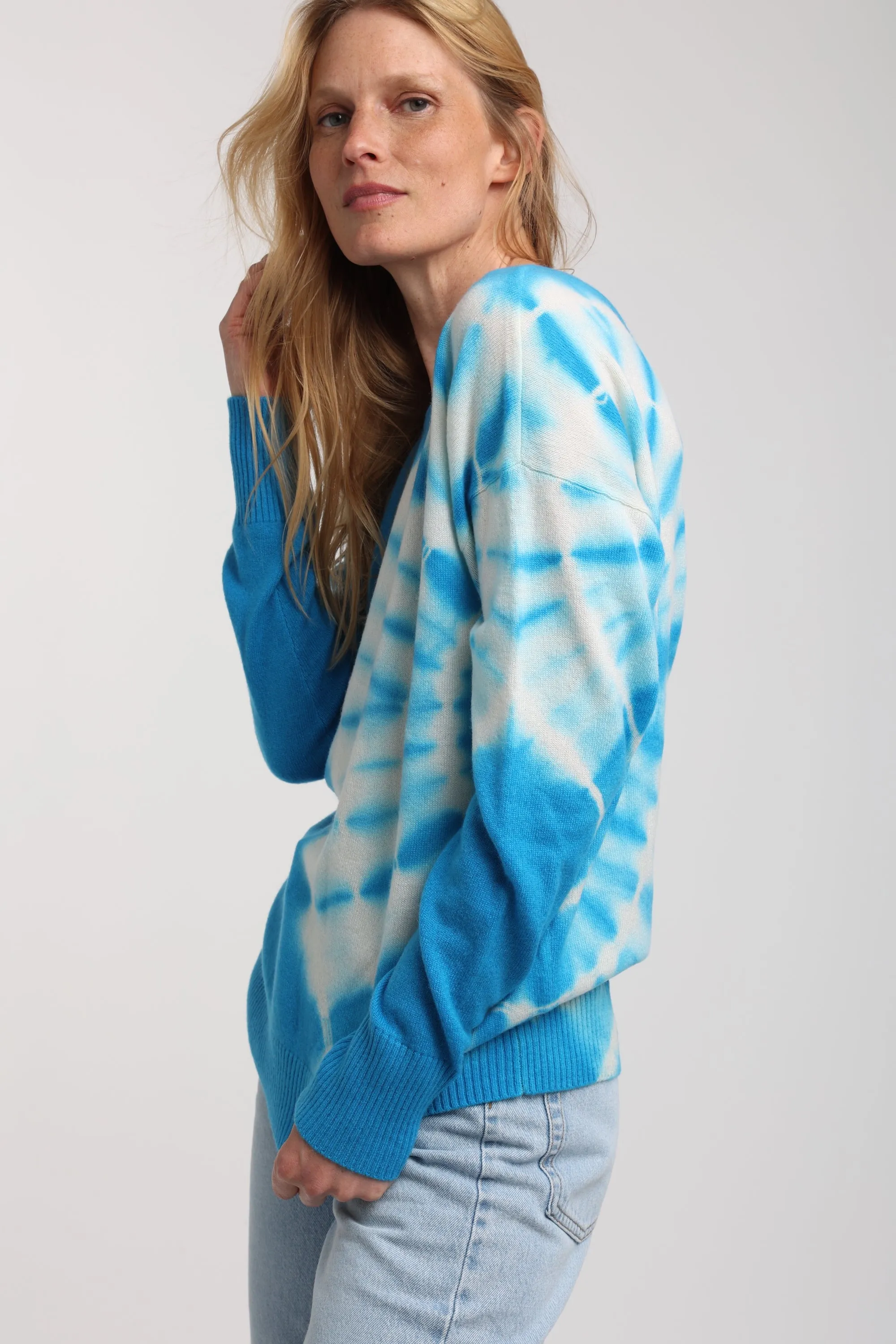 Layla Cashmere Tie Dye Sweatshirt