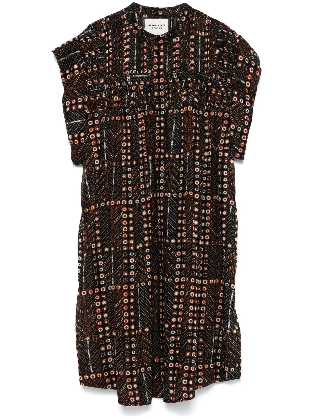 Leazali printed cotton dress