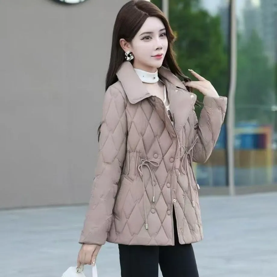 Lightweight Padded Puffer Jacket for Women - Windproof and Easy-to-clean