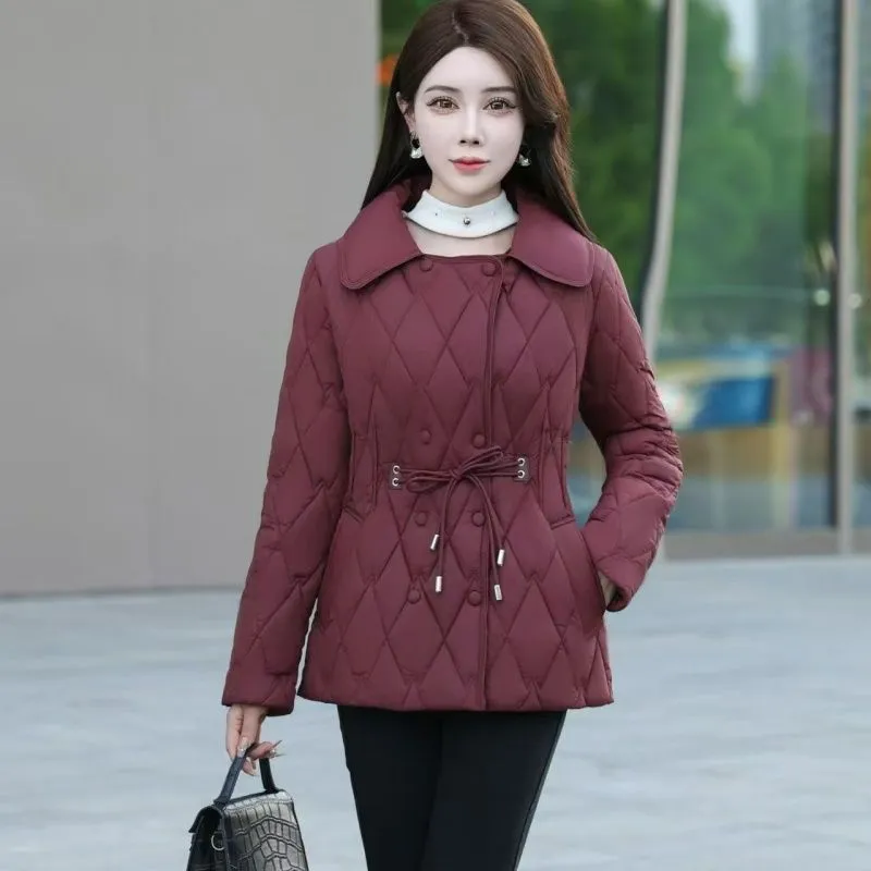 Lightweight Padded Puffer Jacket for Women - Windproof and Easy-to-clean