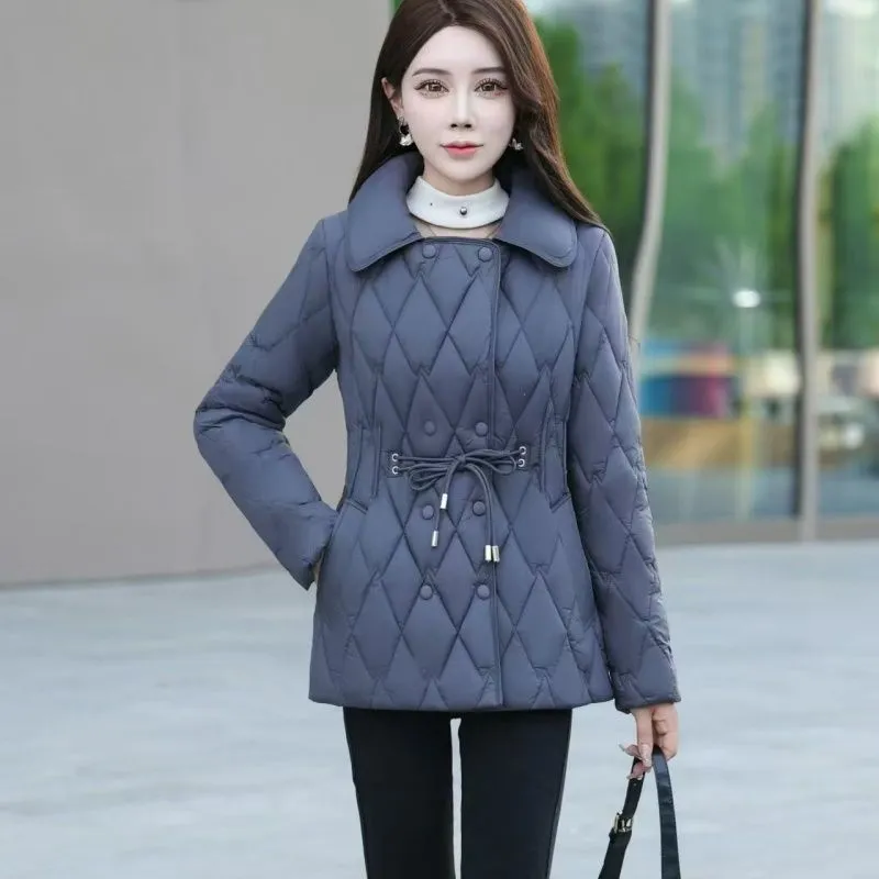 Lightweight Padded Puffer Jacket for Women - Windproof and Easy-to-clean