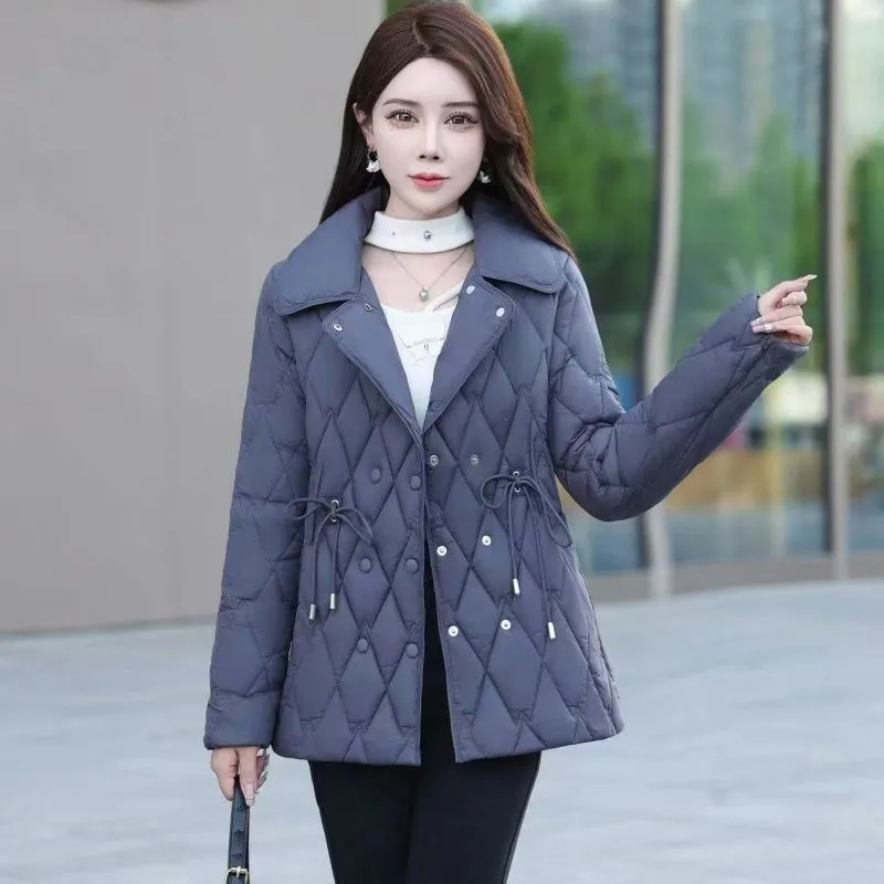 Lightweight Padded Puffer Jacket for Women - Windproof and Easy-to-clean
