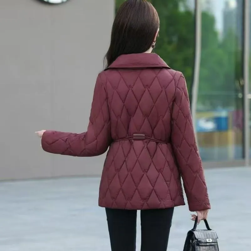 Lightweight Padded Puffer Jacket for Women - Windproof and Easy-to-clean
