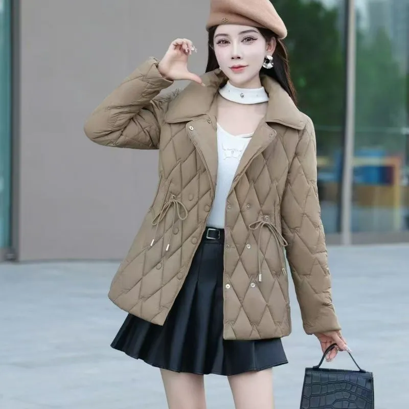 Lightweight Padded Puffer Jacket for Women - Windproof and Easy-to-clean