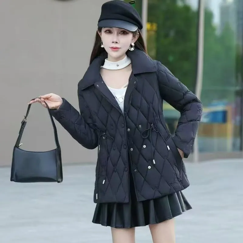 Lightweight Padded Puffer Jacket for Women - Windproof and Easy-to-clean