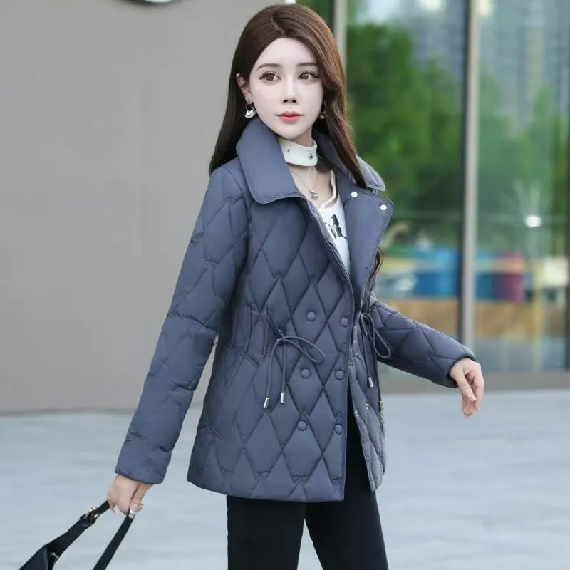 Lightweight Padded Puffer Jacket for Women - Windproof and Easy-to-clean
