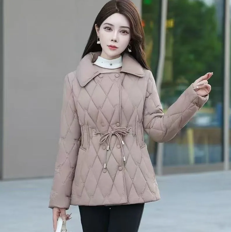 Lightweight Padded Puffer Jacket for Women - Windproof and Easy-to-clean
