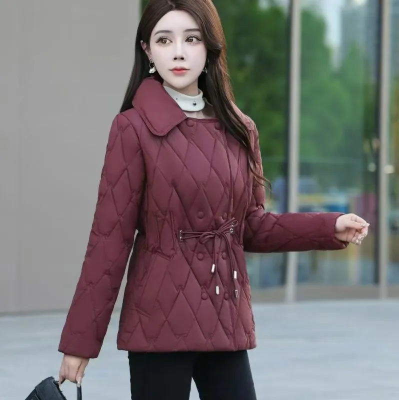 Lightweight Padded Puffer Jacket for Women - Windproof and Easy-to-clean