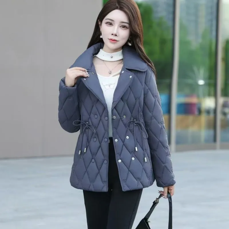 Lightweight Padded Puffer Jacket for Women - Windproof and Easy-to-clean