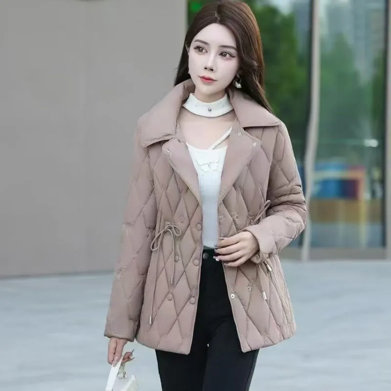 Lightweight Padded Puffer Jacket for Women - Windproof and Easy-to-clean