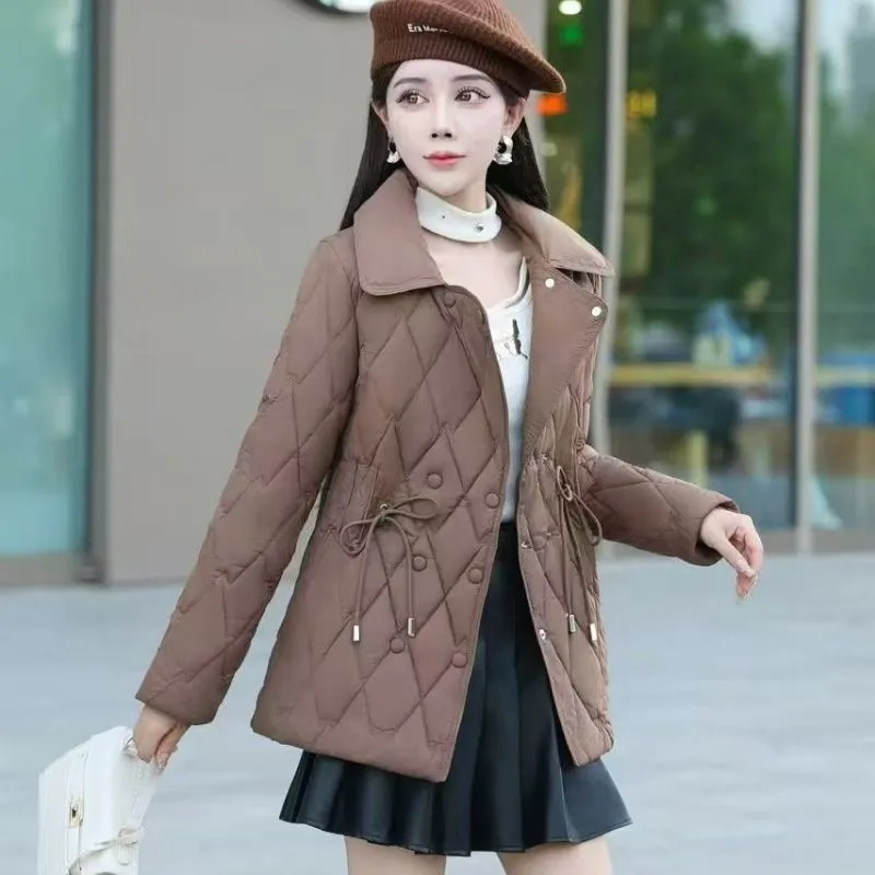 Lightweight Padded Puffer Jacket for Women - Windproof and Easy-to-clean
