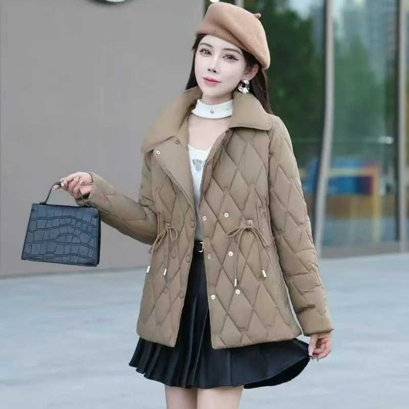 Lightweight Padded Puffer Jacket for Women - Windproof and Easy-to-clean