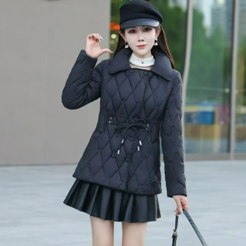 Lightweight Padded Puffer Jacket for Women - Windproof and Easy-to-clean