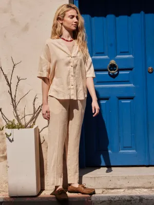 Linen chino pants
