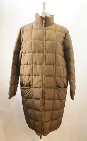 Long Quilted Puffer Coat Size 10