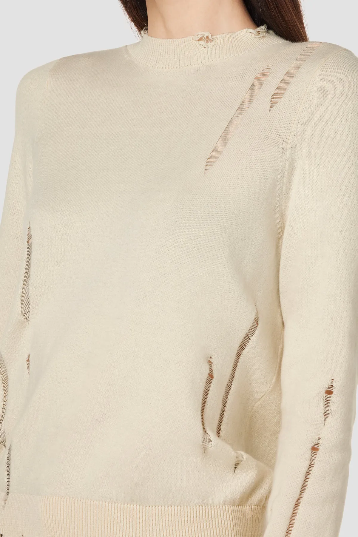 Long Sleeve Twist Back Sweater