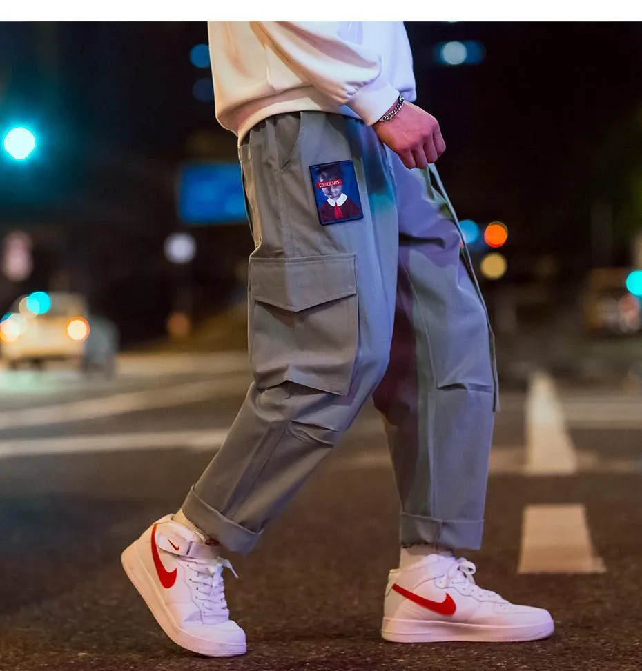 Loose Hip-Hop Straight-Leg Casual Pants