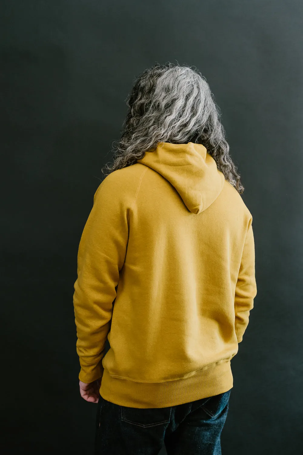 Lot 262 - DENIME - Four Needle Raglan Hoodie - Yellow