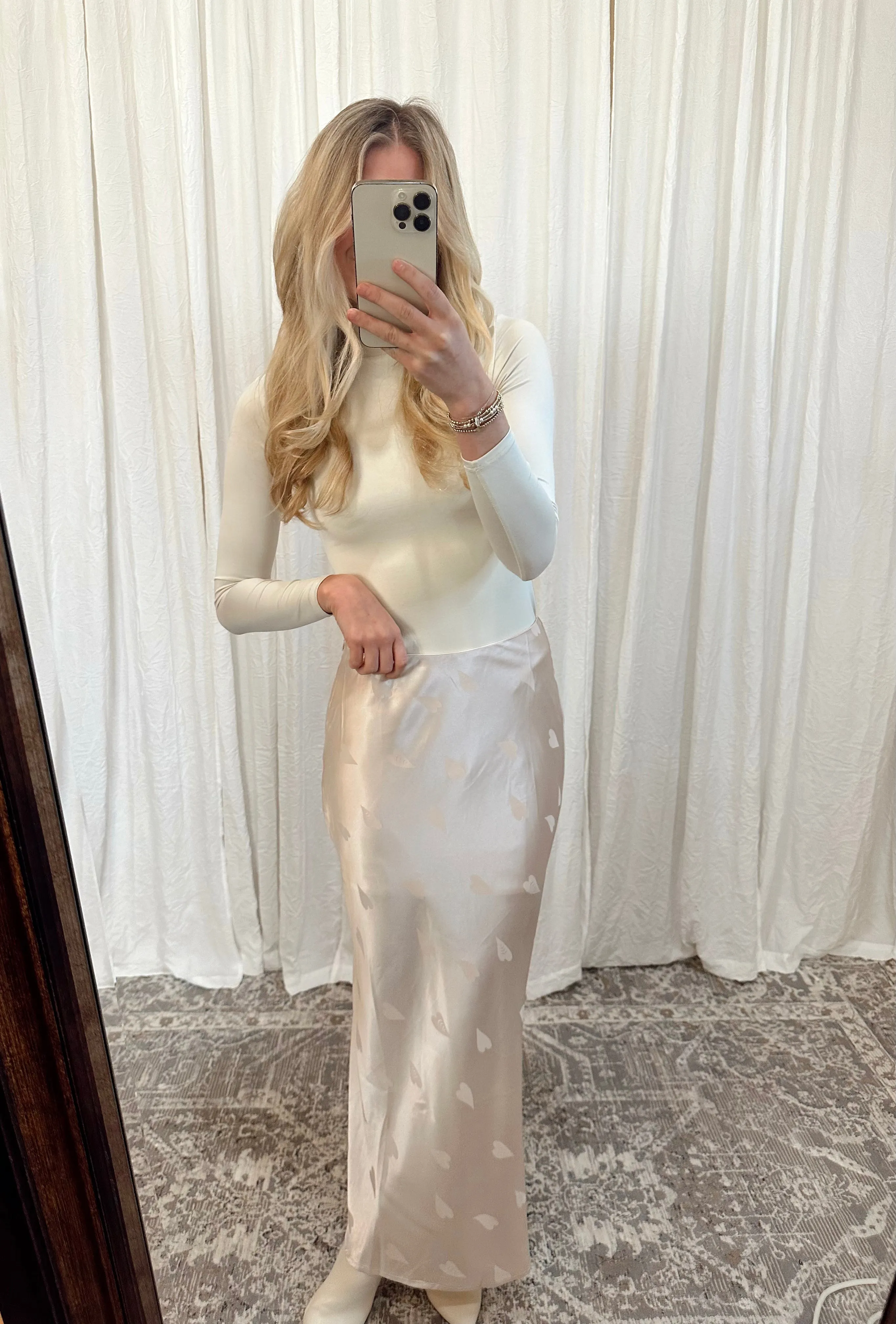 Lovely Satin Skirt