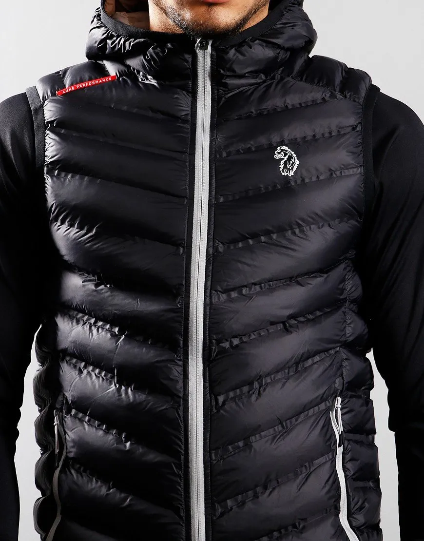 Luke 1977 Global Padded Gilet Jet Black