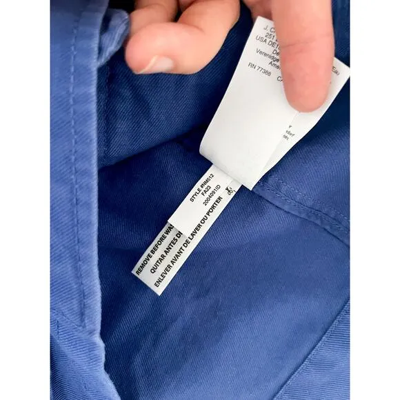 Madewell | NWT | Crossover Blazer in (Re)generative Chino in Bluestone | Sz XS