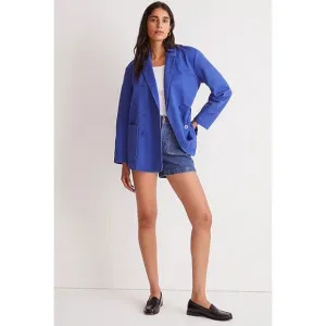 Madewell | NWT | Crossover Blazer in (Re)generative Chino in Bluestone | Sz XS