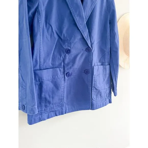 Madewell | NWT | Crossover Blazer in (Re)generative Chino in Bluestone | Sz XS