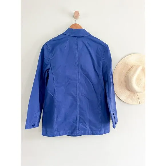 Madewell | NWT | Crossover Blazer in (Re)generative Chino in Bluestone | Sz XS