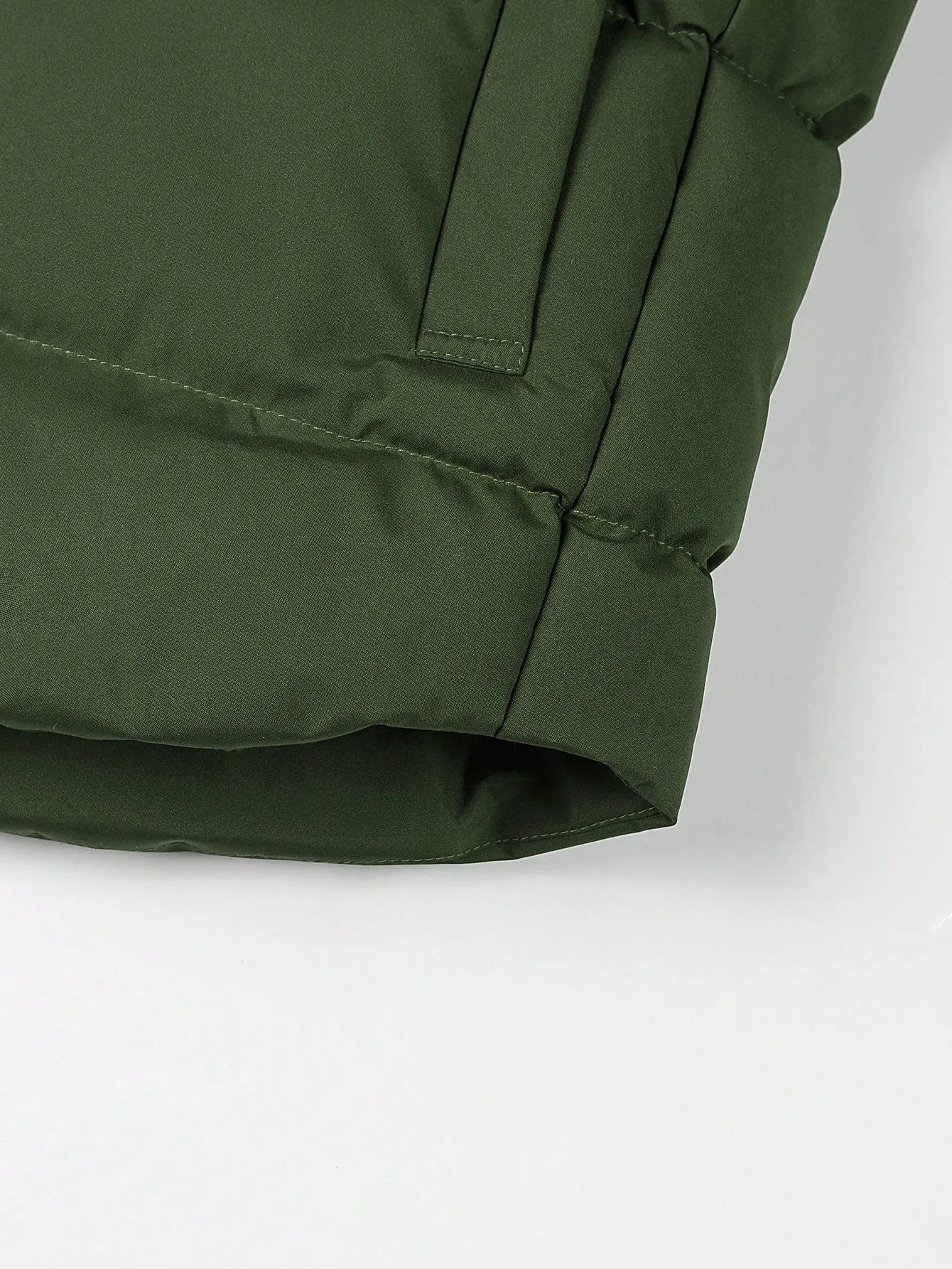 Manfinity Homme Men Zipper Front Vest Puffer Coat