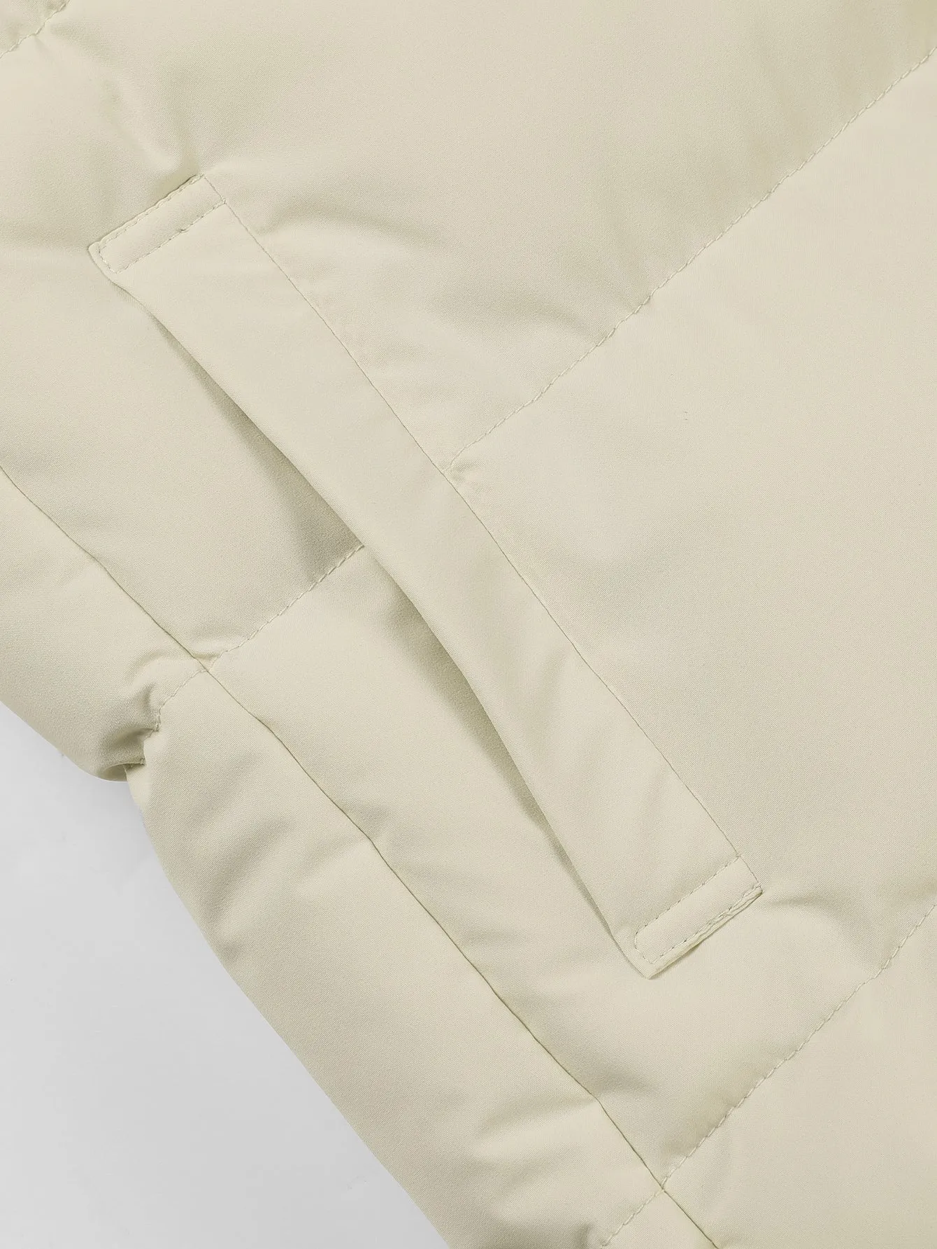 Manfinity Homme Men Zipper Front Vest Puffer Coat