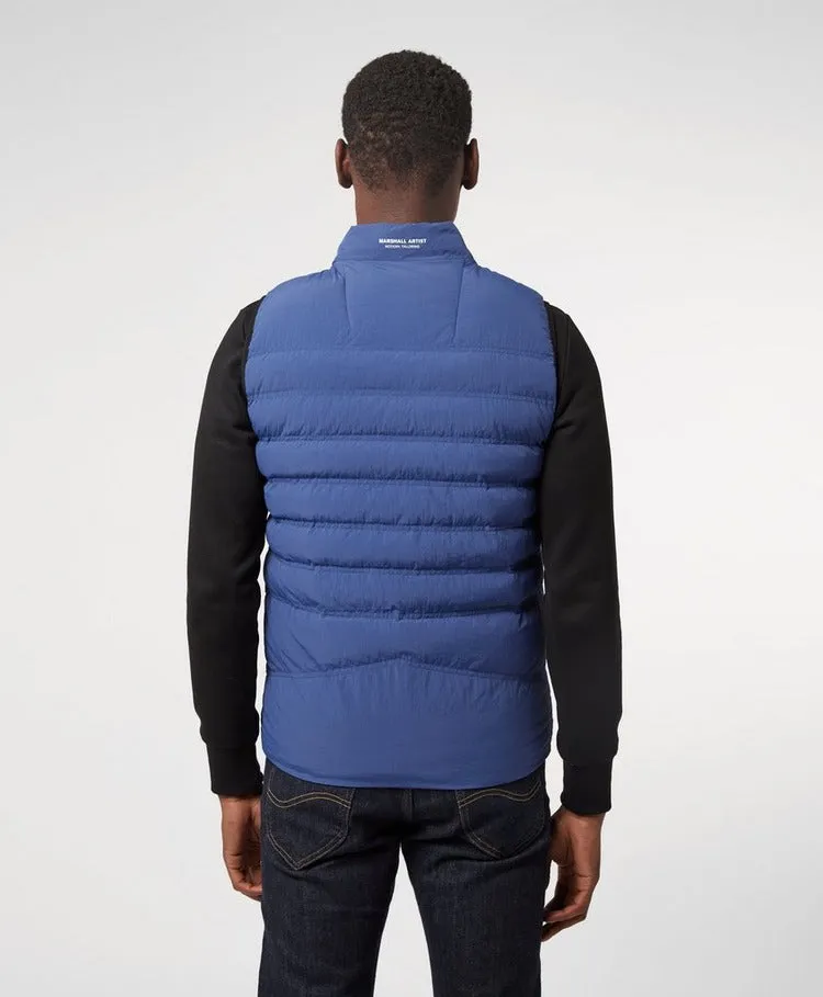 Marshall Artist Light Bubble Gilet French Navy