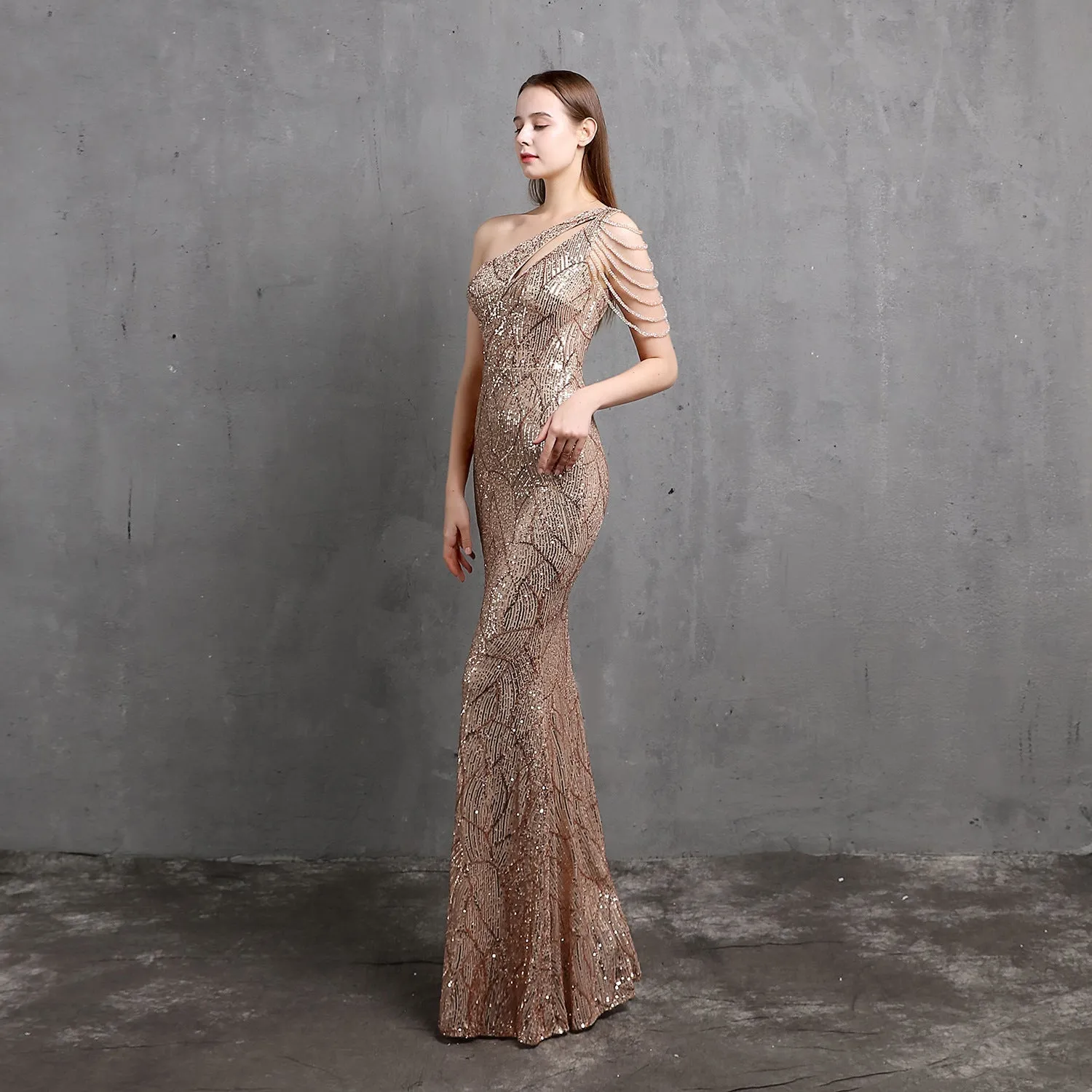 Mayven One Shoulder Formal Dress