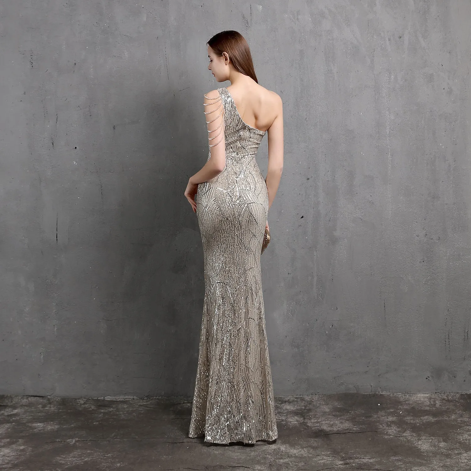Mayven One Shoulder Formal Dress