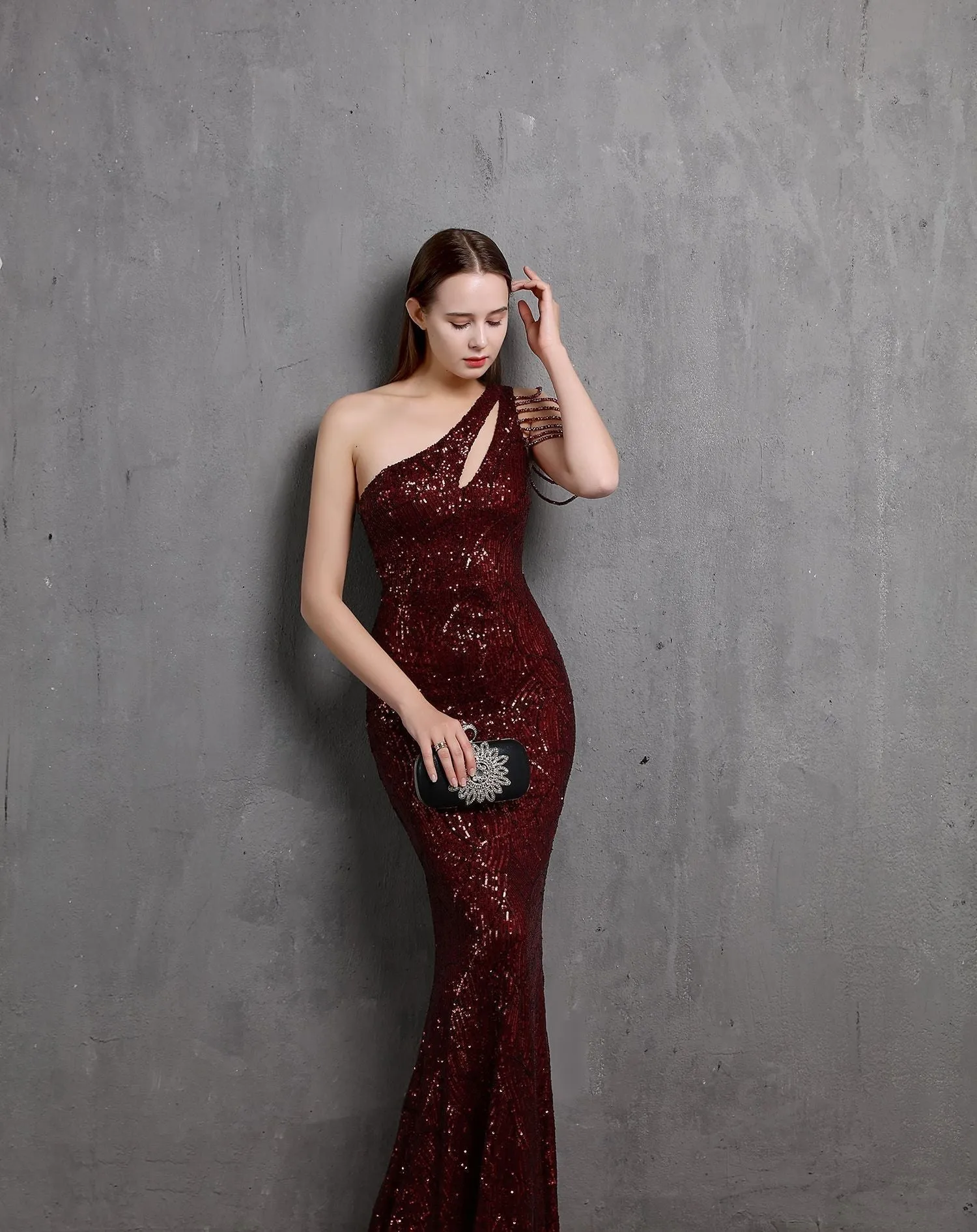 Mayven One Shoulder Formal Dress