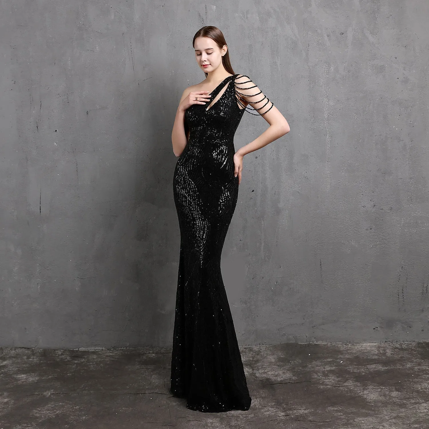 Mayven One Shoulder Formal Dress