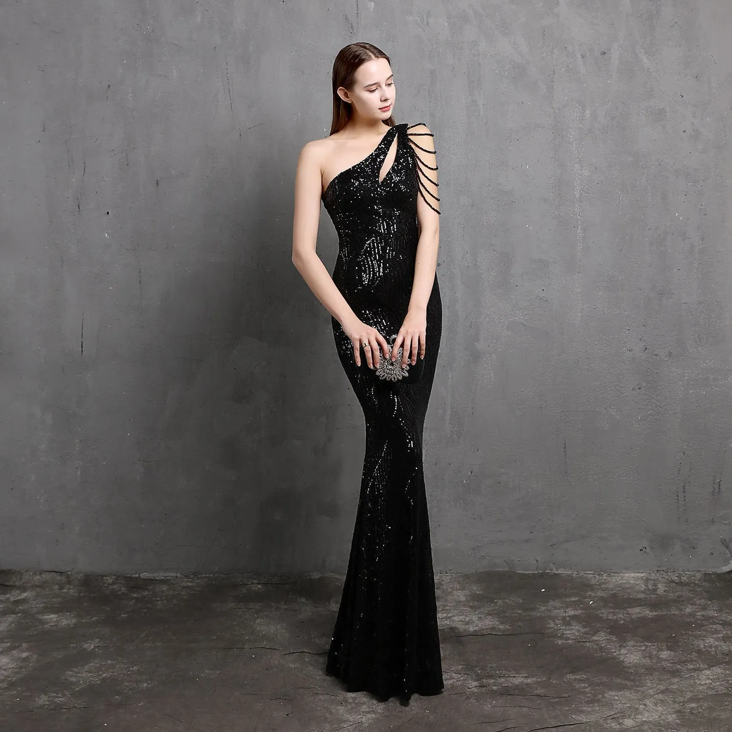 Mayven One Shoulder Formal Dress