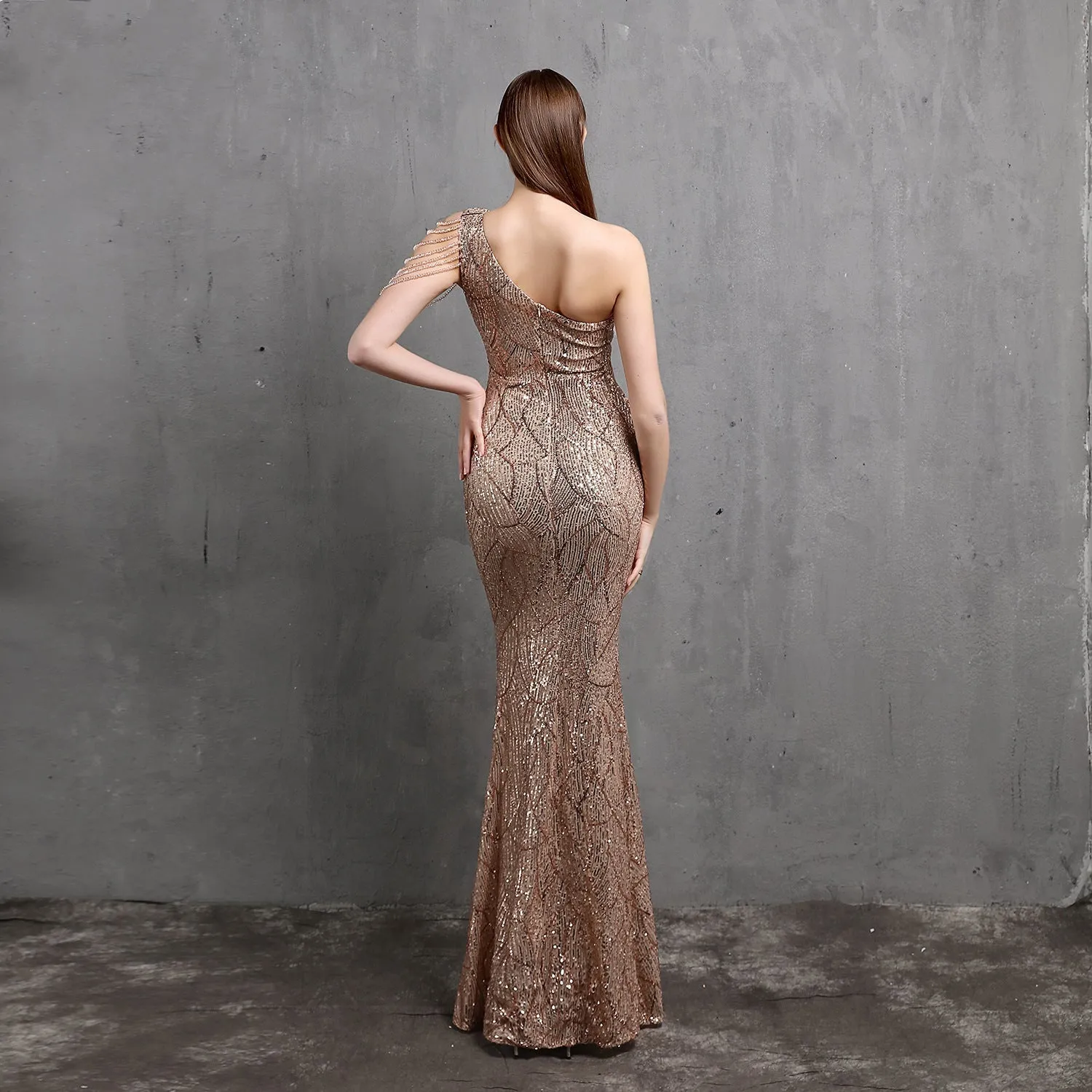 Mayven One Shoulder Formal Dress