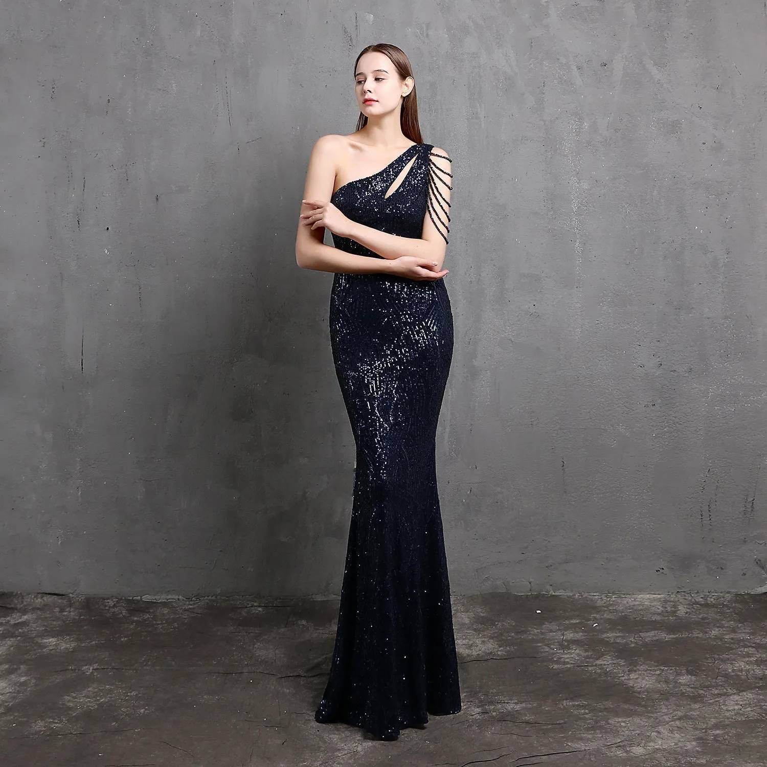 Mayven One Shoulder Formal Dress