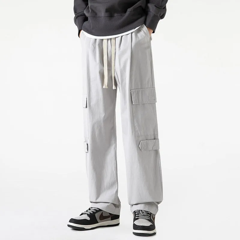 Men Cargo Pants Retro Classic Pants Cotton Sweat Pants Spring Style Loose Sports and Leisure