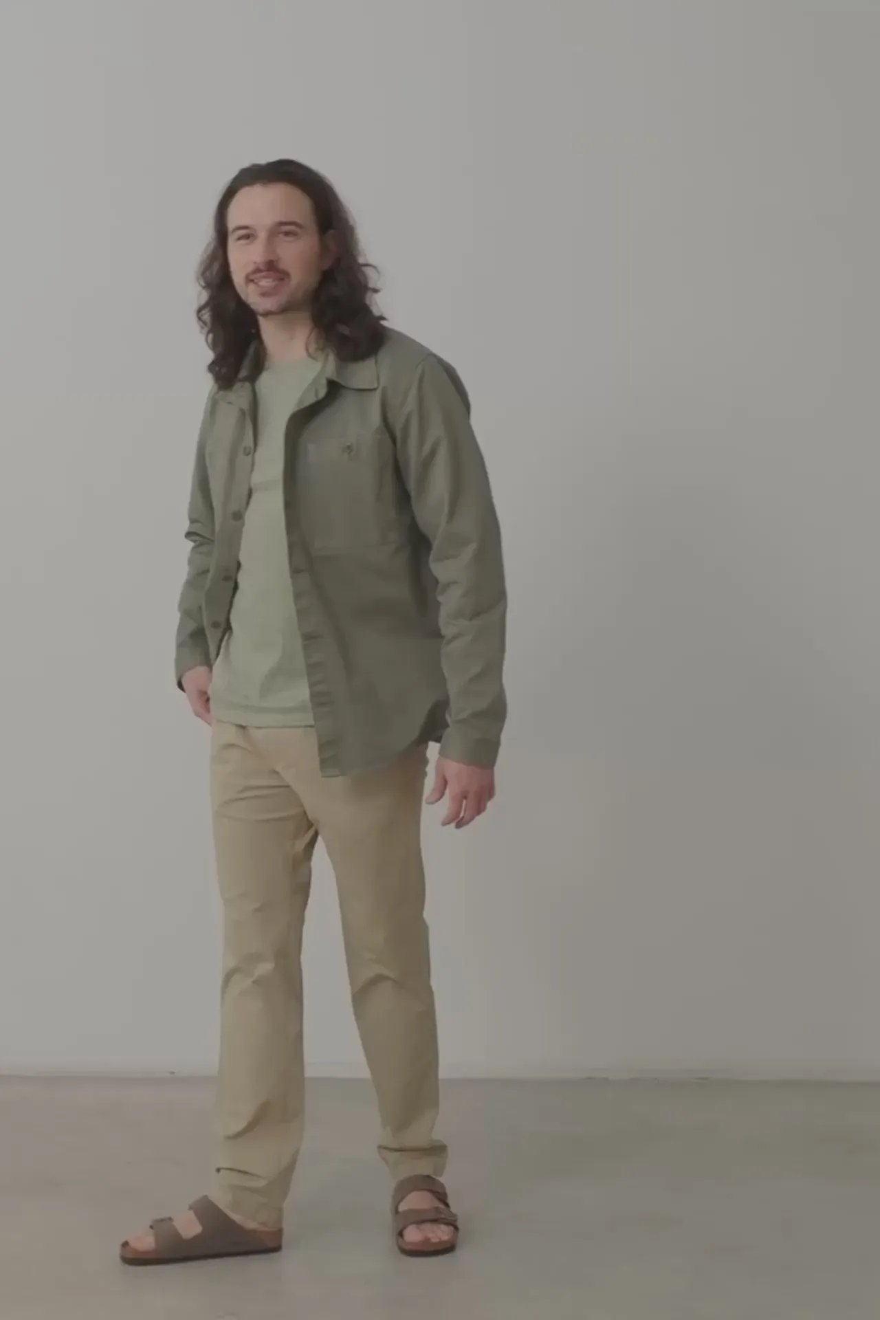 Men's Herman Linen Blend Chino Pants Khaki Beige