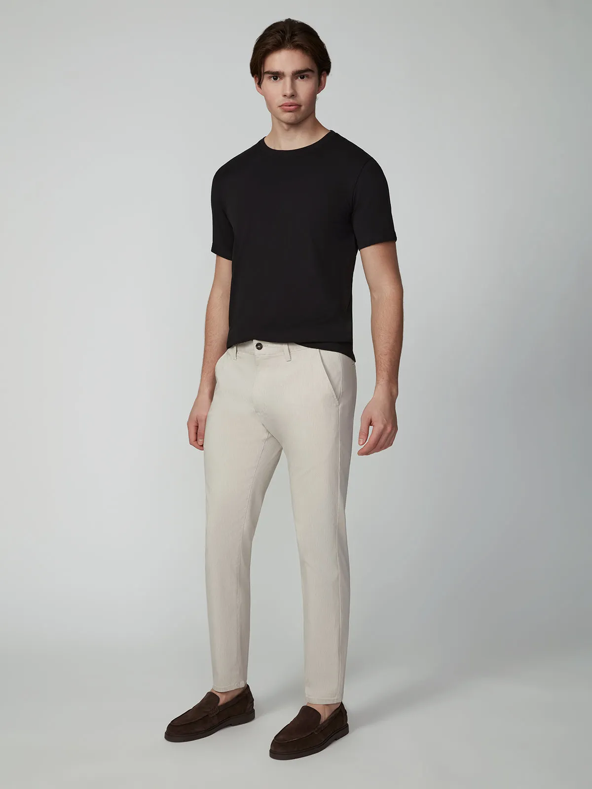 Men's Textured Bungee Melange Chino Pant