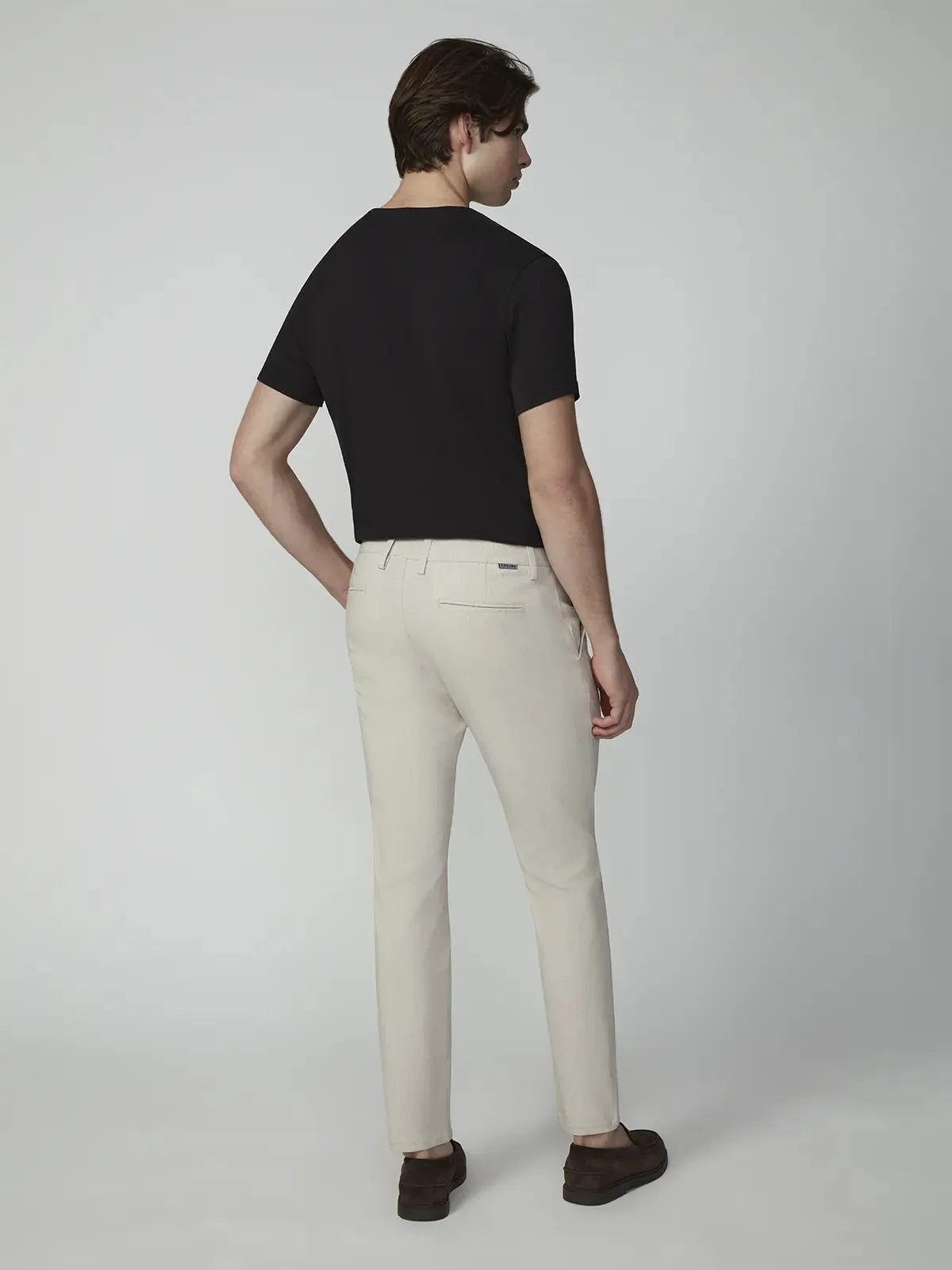 Men's Textured Bungee Melange Chino Pant