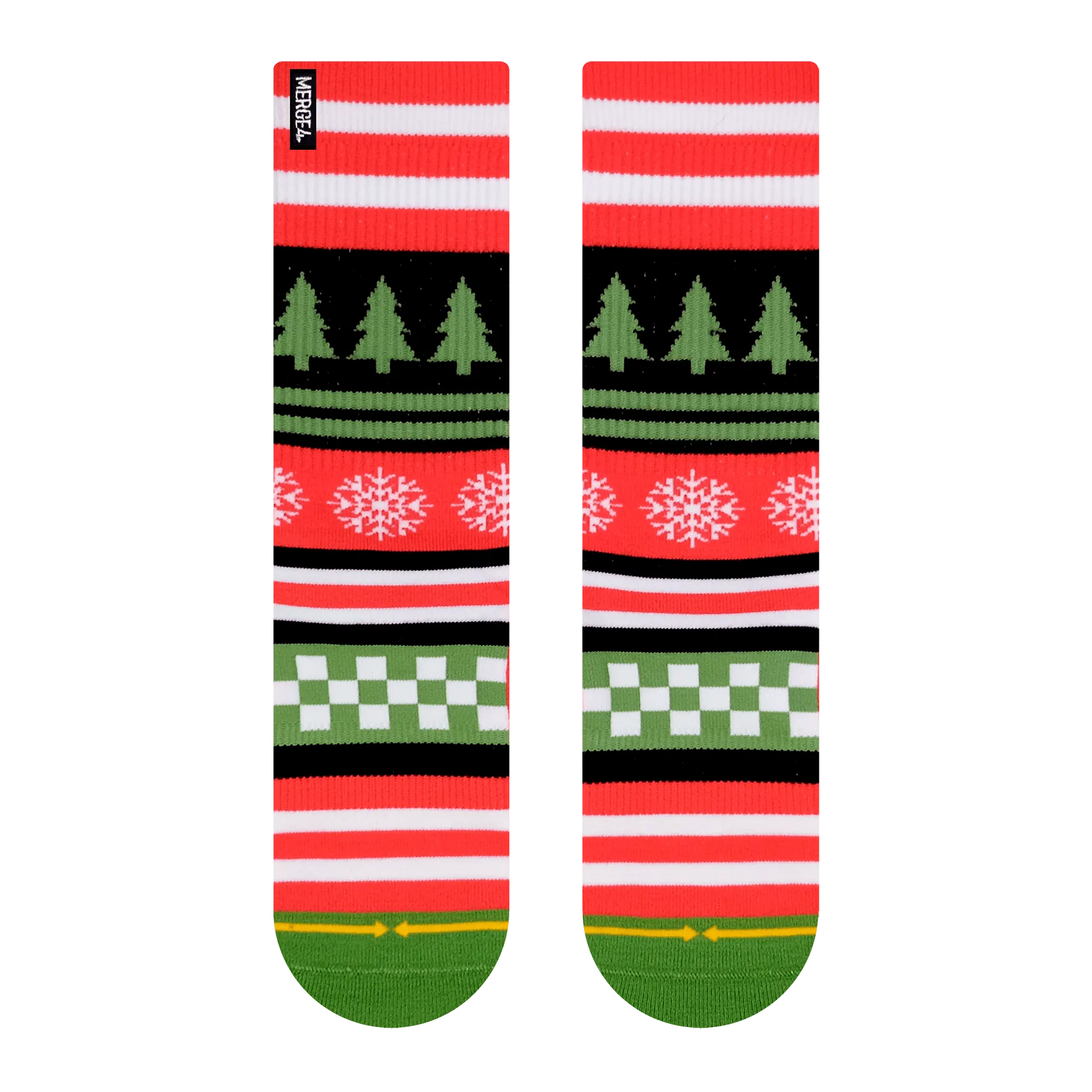 MERGE4 UGLIER SWEATER CREW SOCK