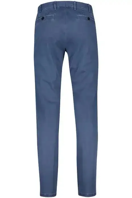 Meyer Mens New York Chino Trousers Blue