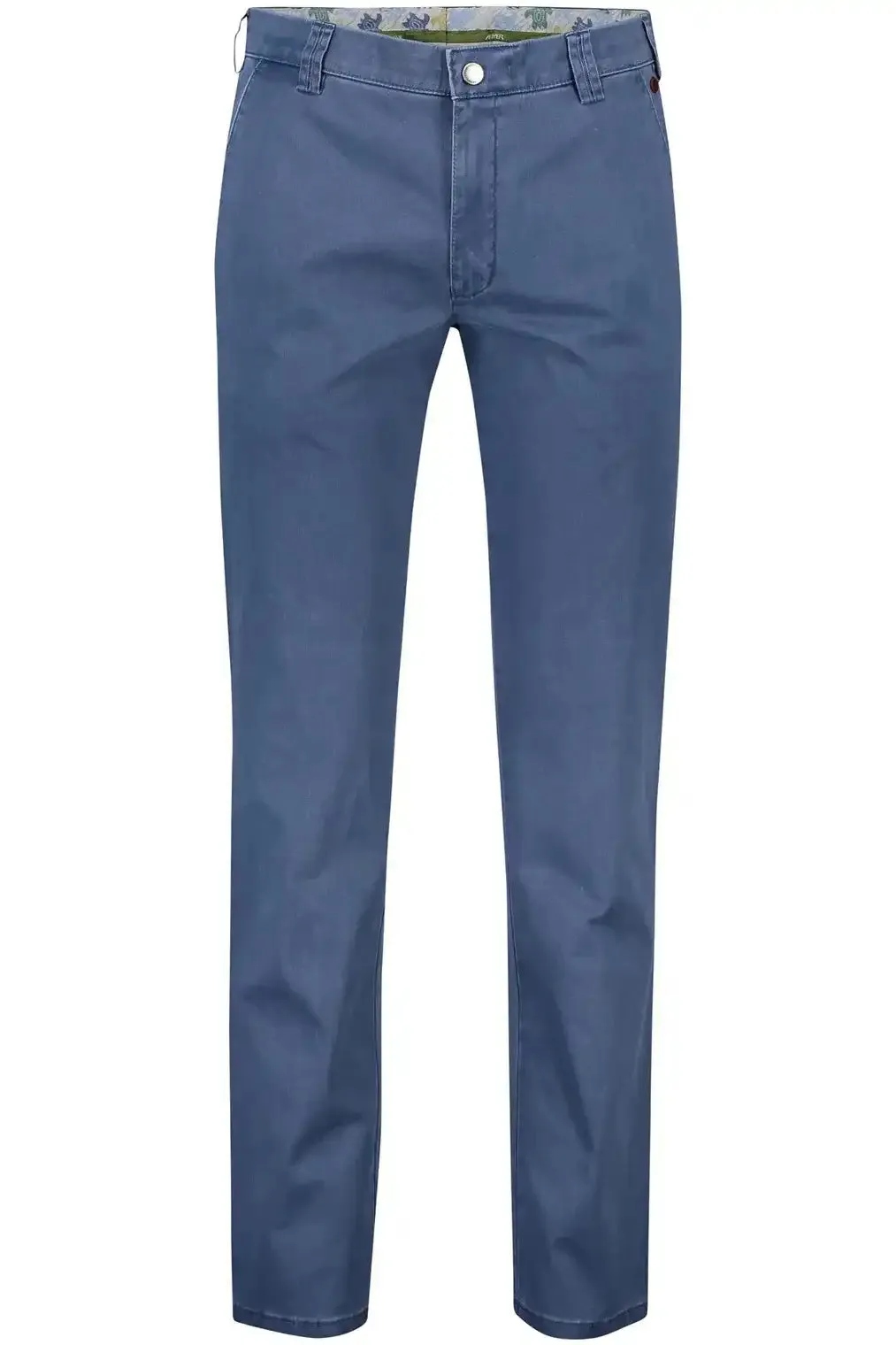 Meyer Mens New York Chino Trousers Blue