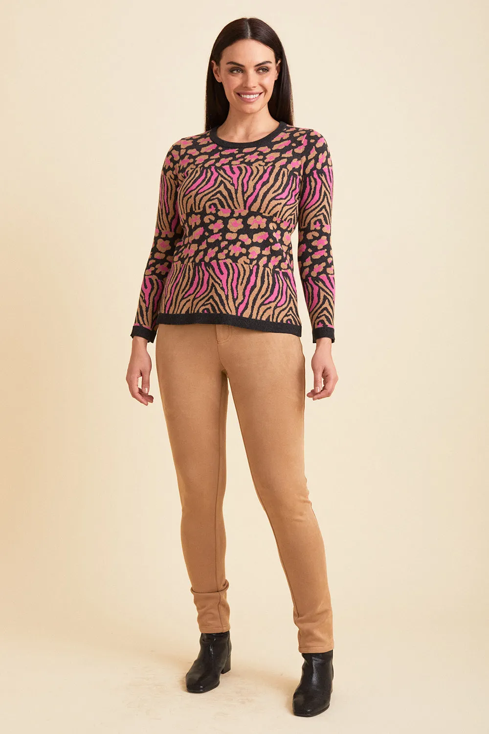 Mixed Pattern Crew - Safari Bound: FINAL SALE