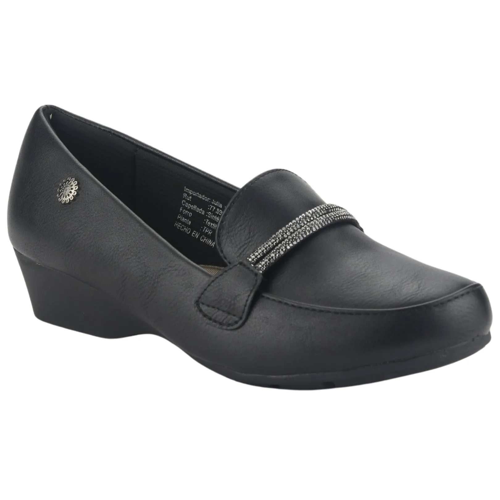 Mocasin Chalada Mujer Dana-6 N Negro Casual